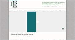 Desktop Screenshot of cartorioipiranga.com.br